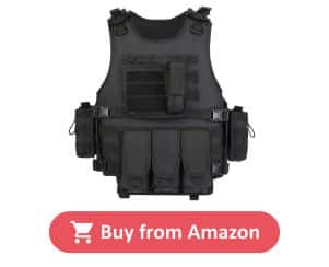 Gz Xinxing Black Tactical - Best Airsoft Plate Carrier Product Image